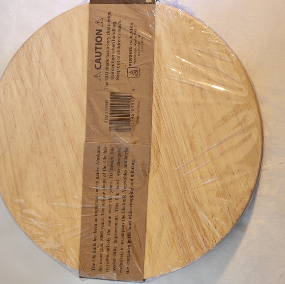 Alaskan Ulu Knife Chopping Bowl Set - Picture 2 of 3